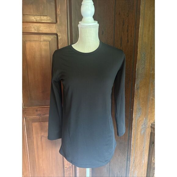 Tops - Thermajane Womens Base Layer Shirt Size‎ Medium Crew Neck Long Sleeve - Fleece